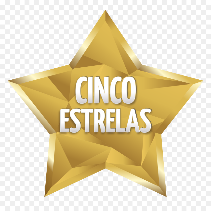 Cinco Estrelas, HD Png Download - estrelas png