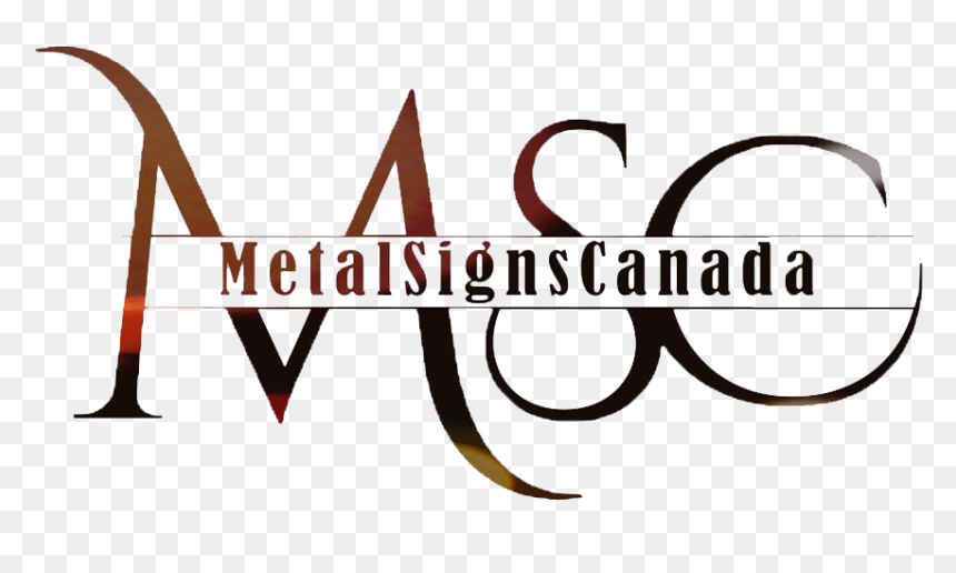 Logo - Calligraphy, HD Png Download - metal sign png