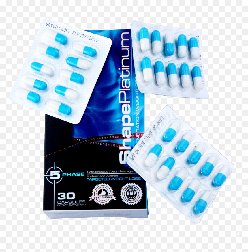 Shape Platinum Weight Loss , Png Download - Pill, Transparent Png - weight loss png