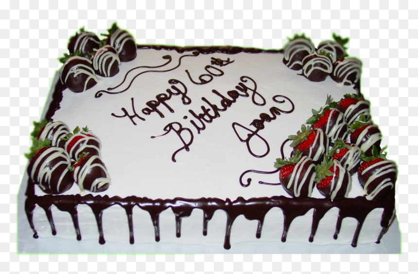Chocolate Covered Strawberry Birthday Cake - Birthday Cakes With Strawberries Dipped In Chocolate, HD Png Download - chocolate covered strawberries png