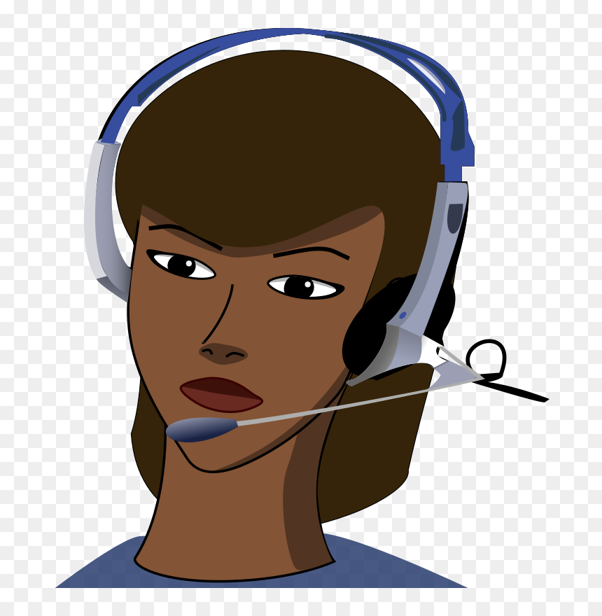 What Is Voip And - Call Center Girl Clipart Png, Transparent Png - phone call png