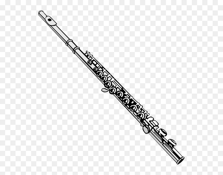 Cartoon Flute - Transparent Cartoon Flute, HD Png Download - music clipart png