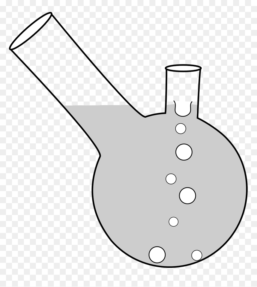 Boiling Flask Clipart, HD Png Download - erlenmeyer flask png