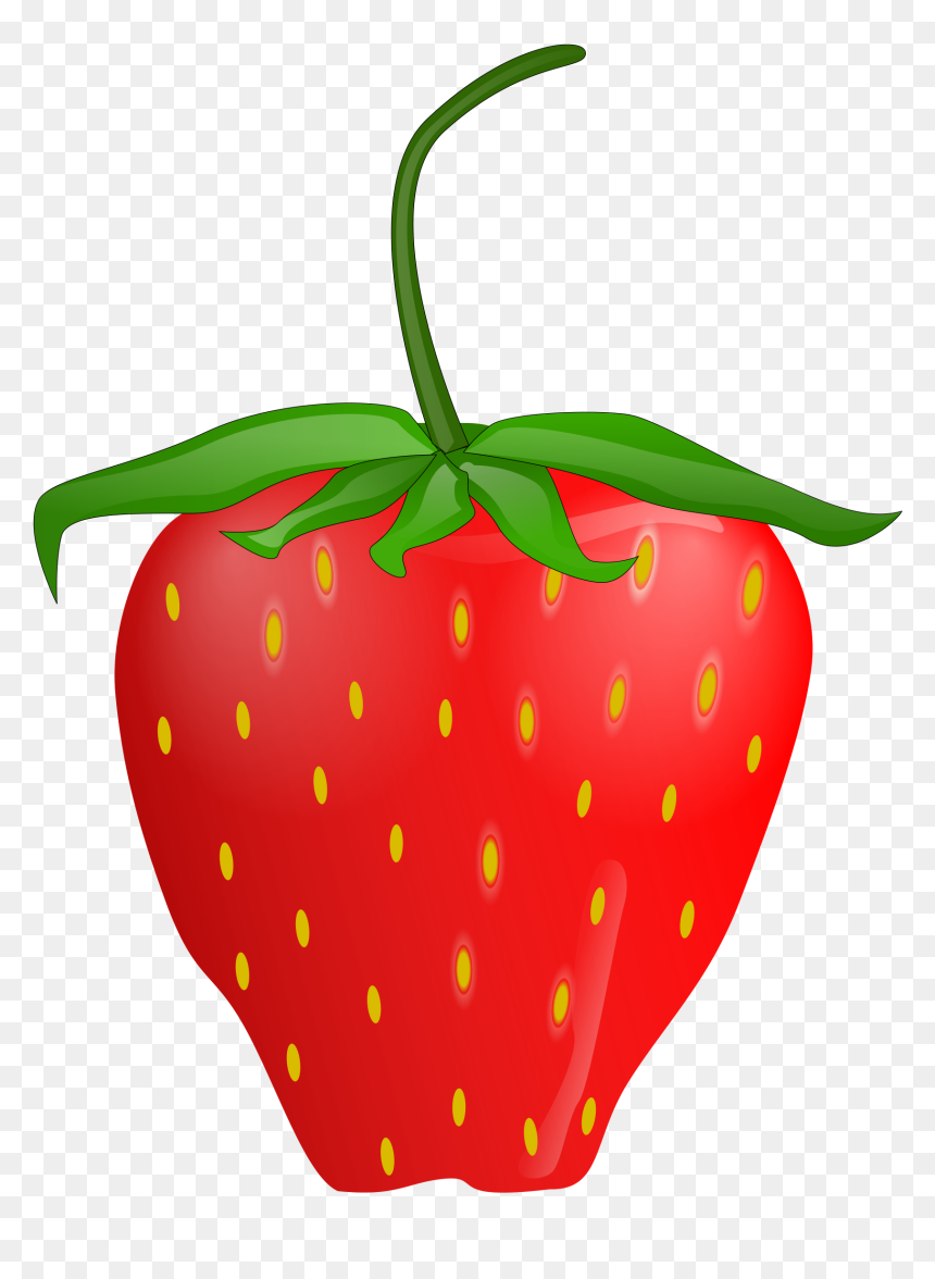 Strawberry Apple Clipart Picture Black And White Stock - Strawberry The Hungry Caterpillar, HD Png Download - chocolate covered strawberries png