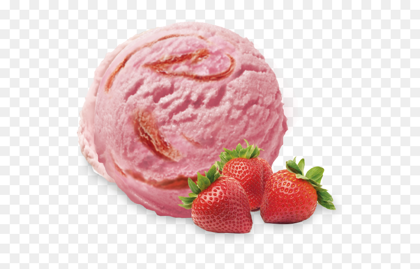 Helado De Fresa - Helado De Fresa Png, Transparent Png - fresa png