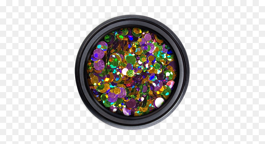 Green - Gold Sweet - Confetti - Col - - Circle, HD Png Download - glitter confetti png