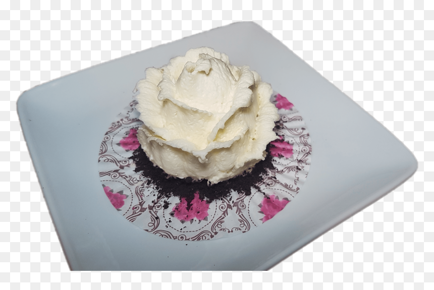 Double Chocolate Covered Strawberry Mousse Roses - Buttercream, HD Png Download - chocolate covered strawberries png