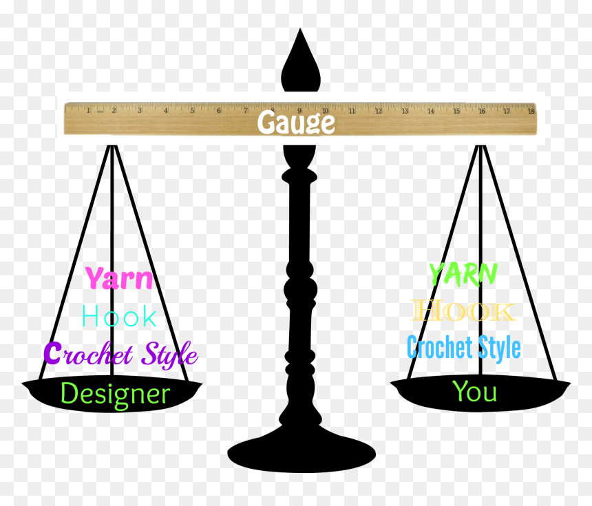 Tutorial Gauge Does Size - Court Of Justice Symbol, HD Png Download - crochet hook png