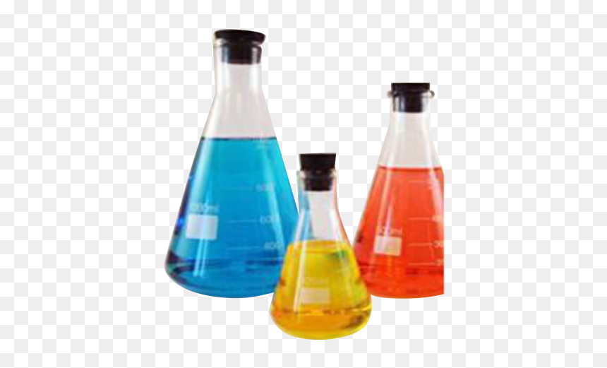 Glass Bottle, HD Png Download - erlenmeyer flask png