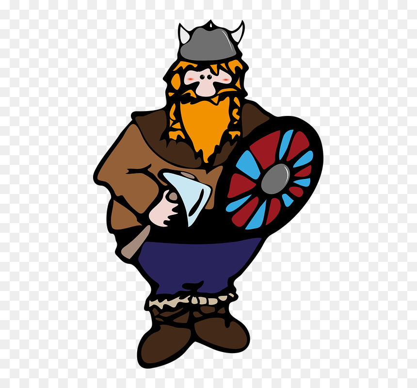 Cartoon, HD Png Download - viking hat png