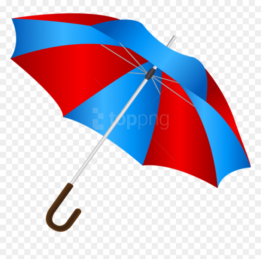 Blue Umbrella Png Transparent Background - Clip Art Of Umbrella, Png Download - png transparent images