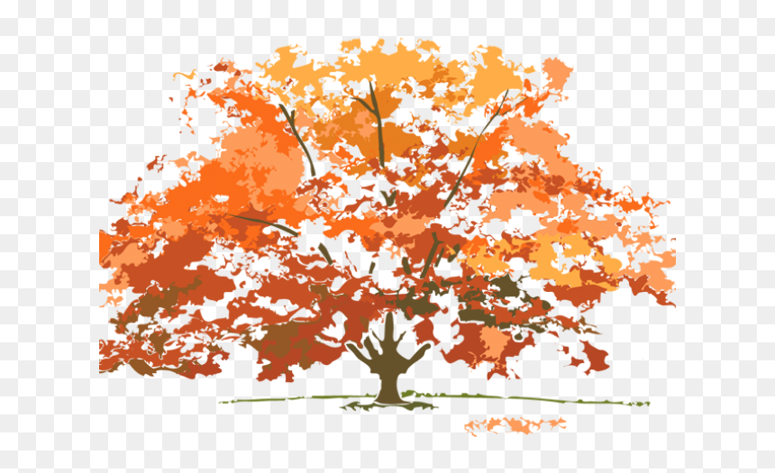 Thanksgiving 2019 Images Free, HD Png Download - fall tree clipart png