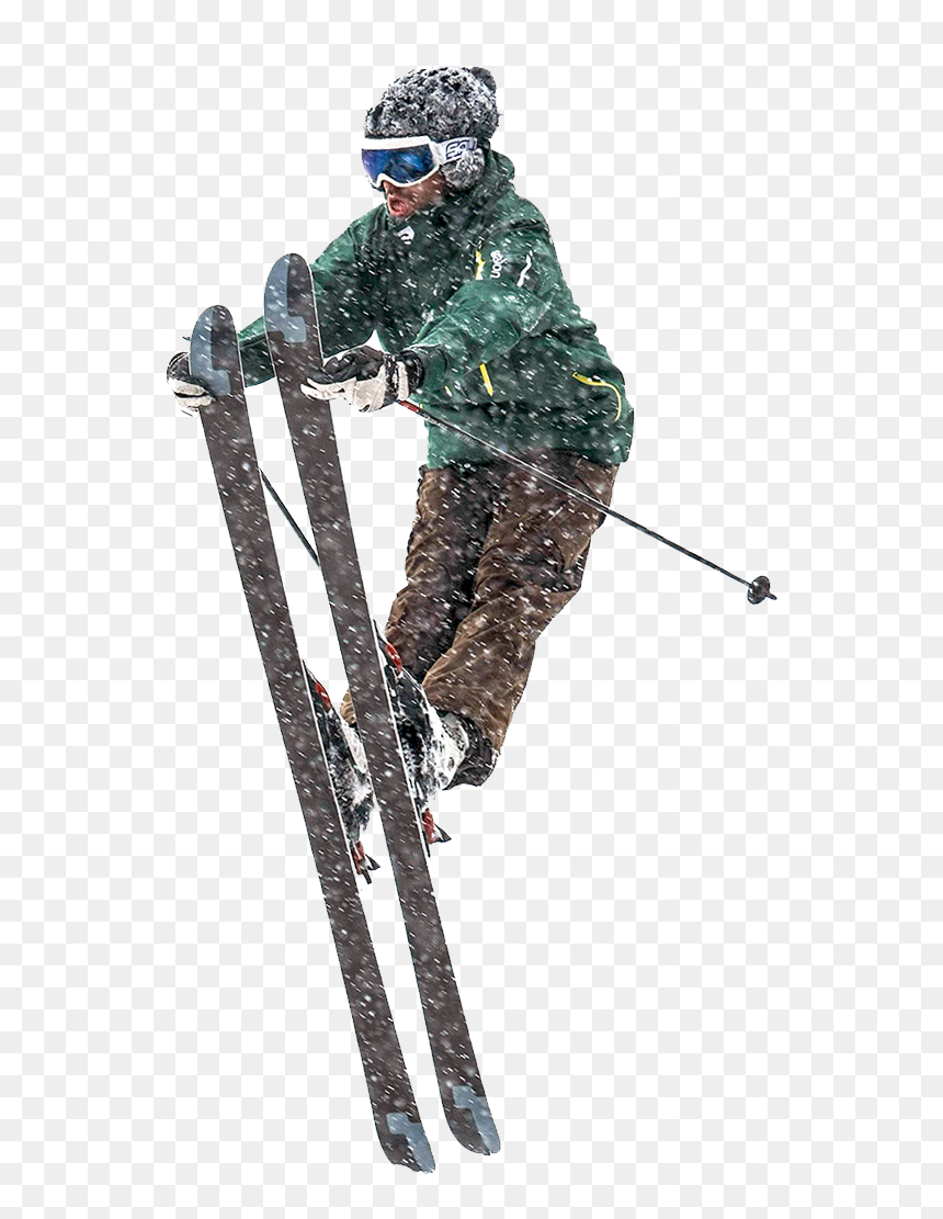 Freestyle Skiing Image - Freestyle Skier Transparent, HD Png Download - skiing png