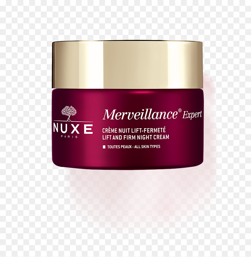 Nuxe Merveillance Expert Night Cream, HD Png Download - wrinkles png