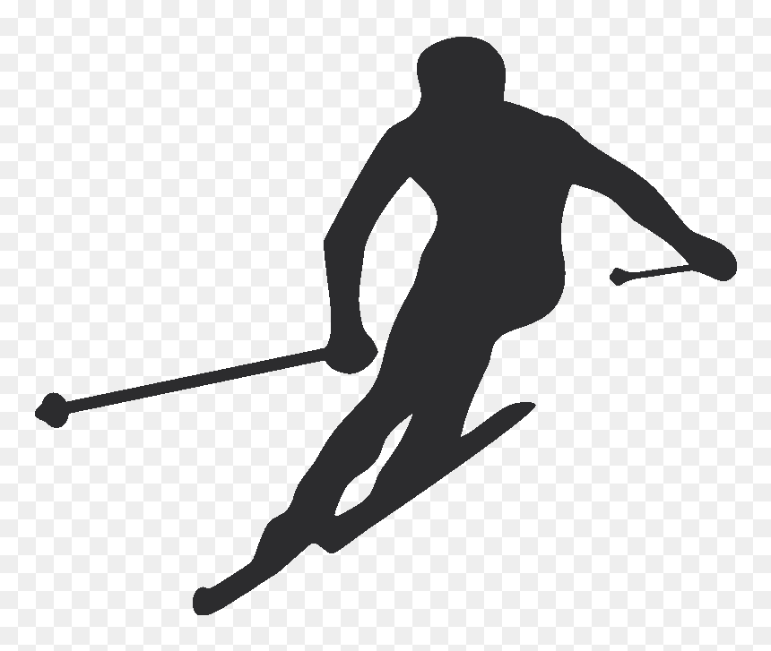 Ski Png Drawing, Transparent Png - skiing png