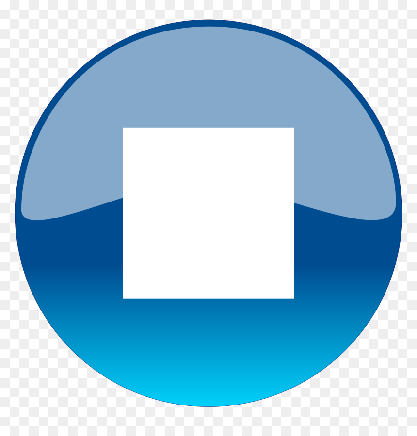 Circle, HD Png Download - stop button png