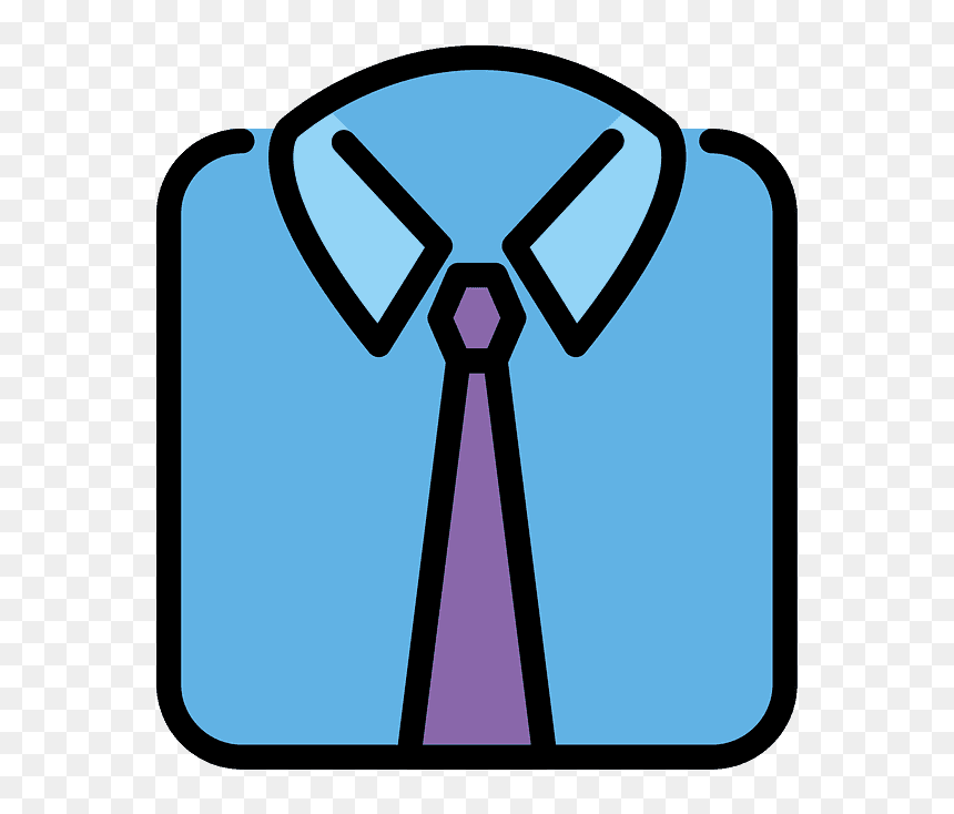 Necktie Emoji Clipart, HD Png Download - necktie png