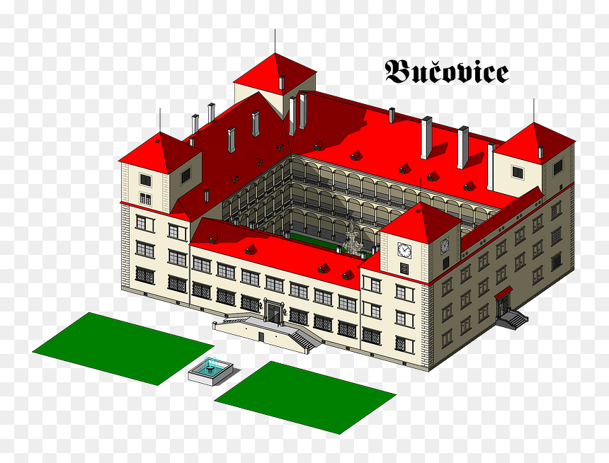 Bučovice Castle Clipart - Clip Art, HD Png Download - castle clipart png