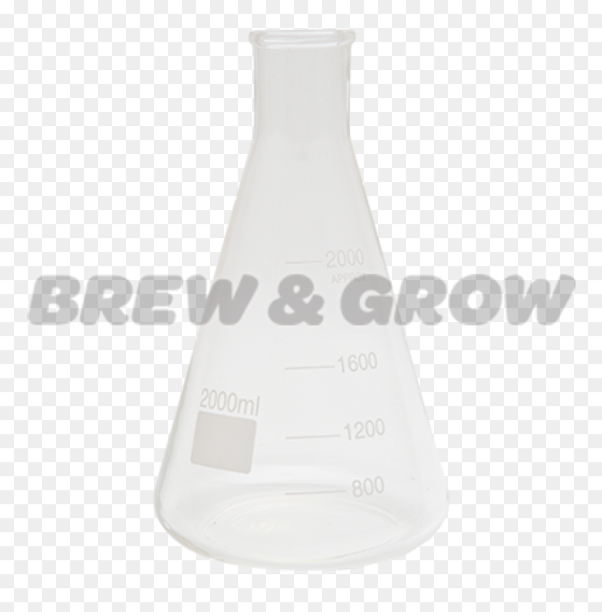 Glass Bottle, HD Png Download - erlenmeyer flask png