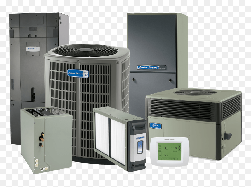 Hvac Air Plumbing American Conditioning Brands Conditioner - American Standard Air Conditioners, HD Png Download - hvac png