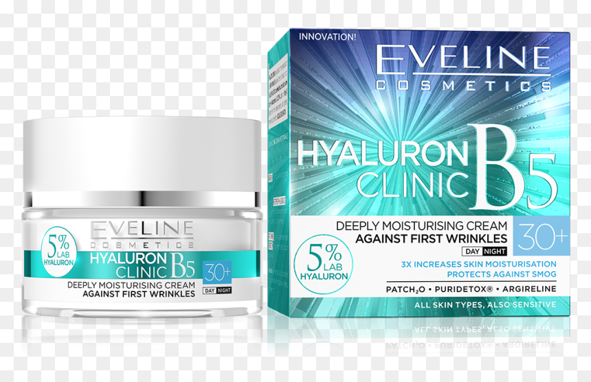 Eveline Cosmetics Hyaluron Clinic B5, HD Png Download - wrinkles png
