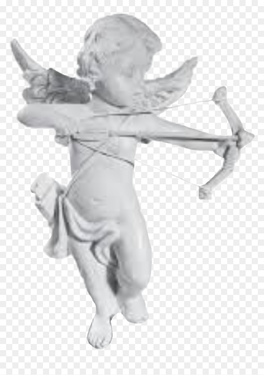Transparent Angel Statue Png - Cupidon Statue, Png Download - angel statue png