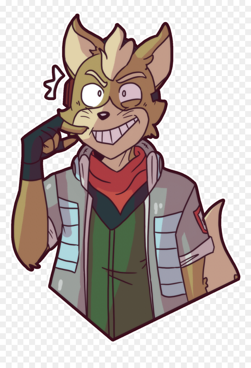 I Decided To Make A Small Starfox Related Telegram - Starfox Telegram Stickers, HD Png Download - starfox png