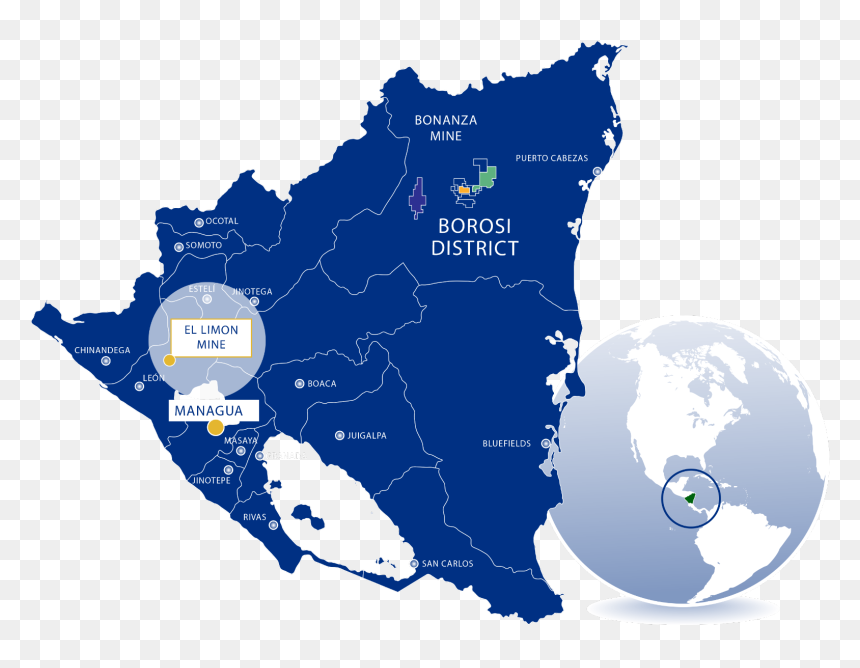 Nicaragua Map Icon, HD Png Download - vein png
