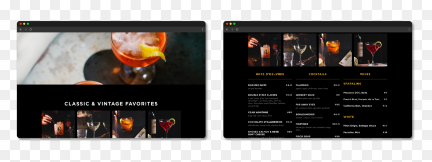 Robar Website Design Cocktail Bar, HD Png Download - blue bar png