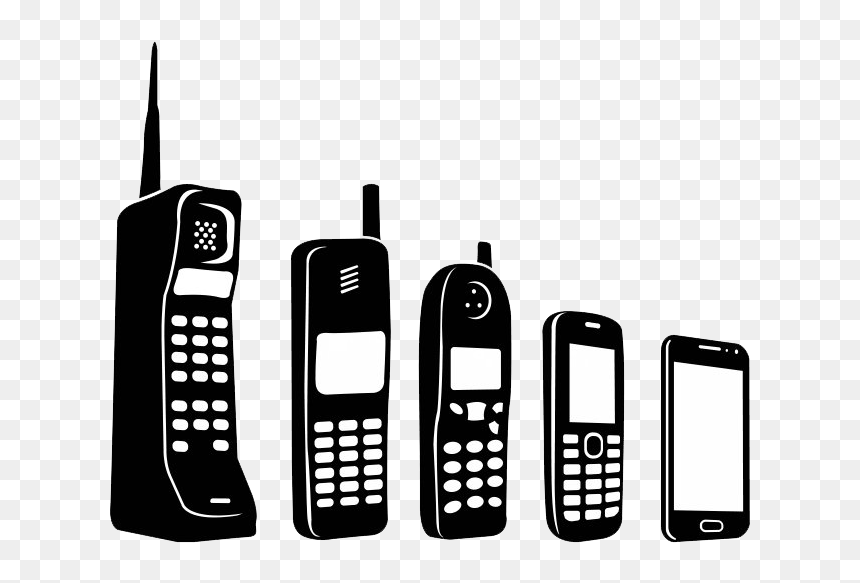 Phone History, HD Png Download - cell phones png
