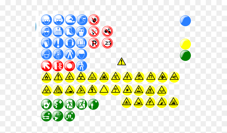 Safety Symbols - Shock Safety Symbol Vector, HD Png Download - blank road sign png