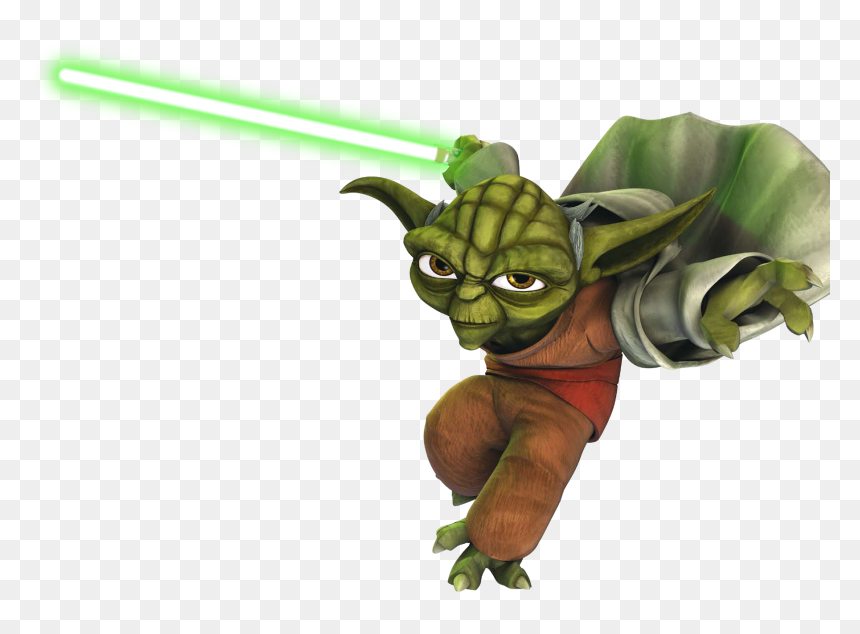 Yoda The Clone Wars Transparent, HD Png Download - star wars yoda png