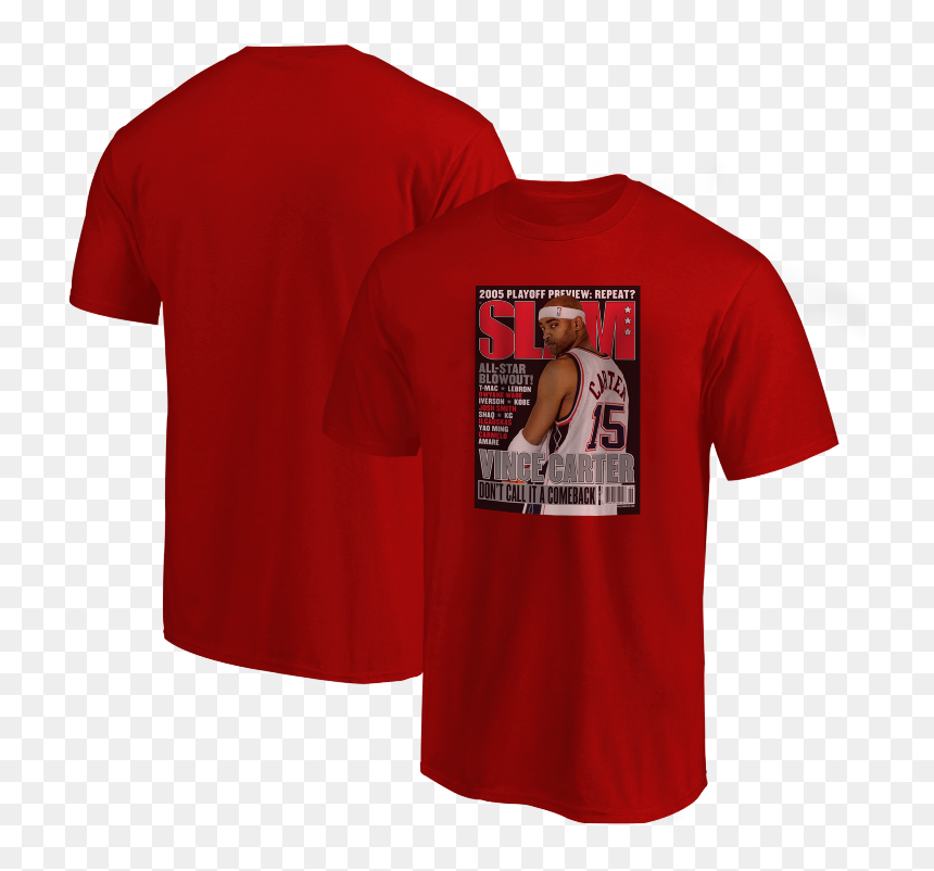 Vince Carter Slam Tshirt - Vince Carter, HD Png Download - vince carter png