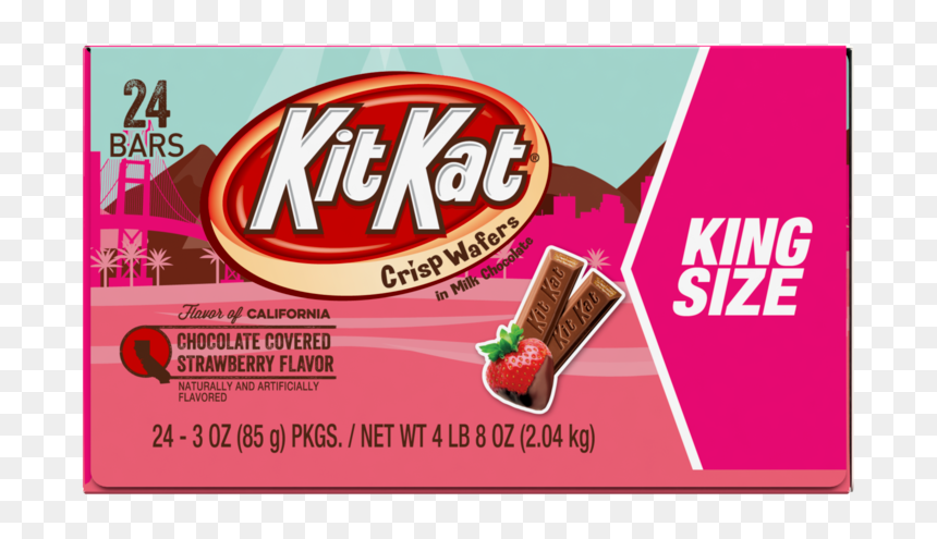 Kit Kat Bar, HD Png Download - chocolate covered strawberries png