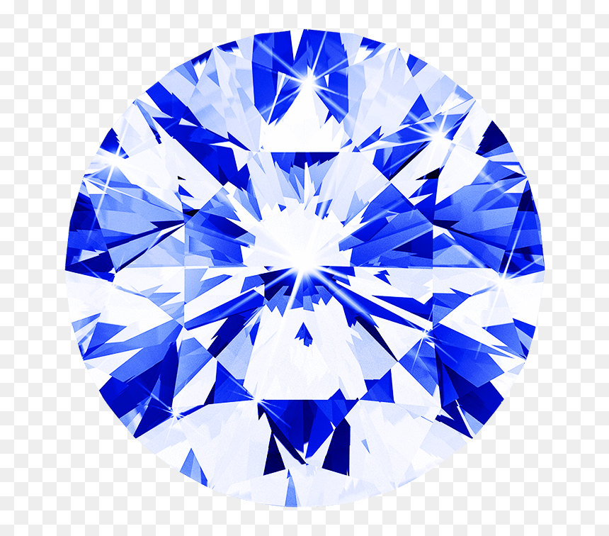 Diamond Screw Back Earrings, HD Png Download - blue diamond png