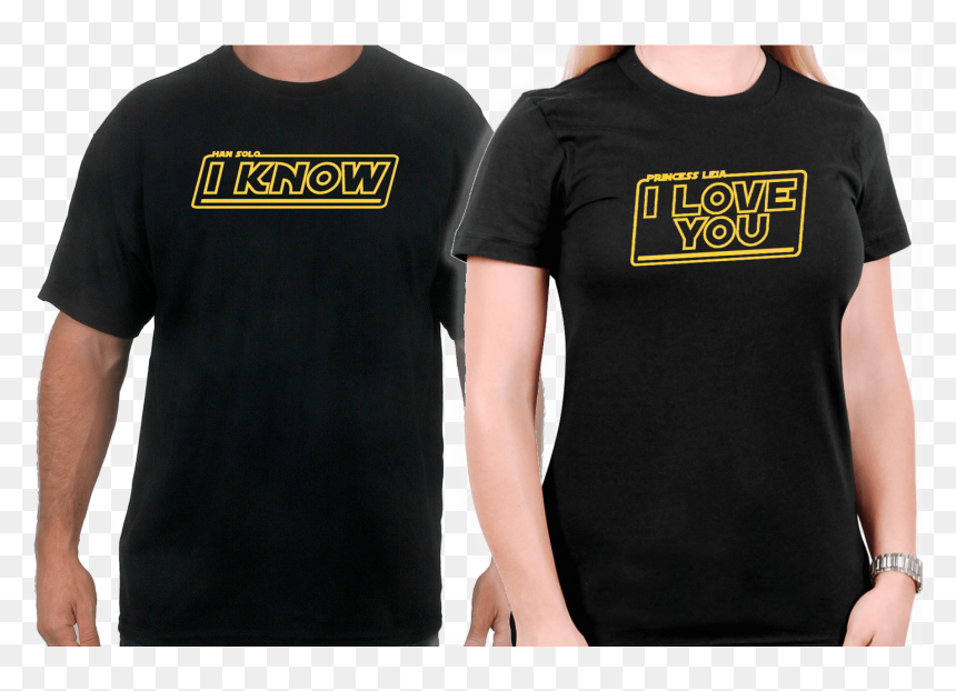 I Know Couples T-shirt Set - Love I Know Tshirt, HD Png Download - t shirts png