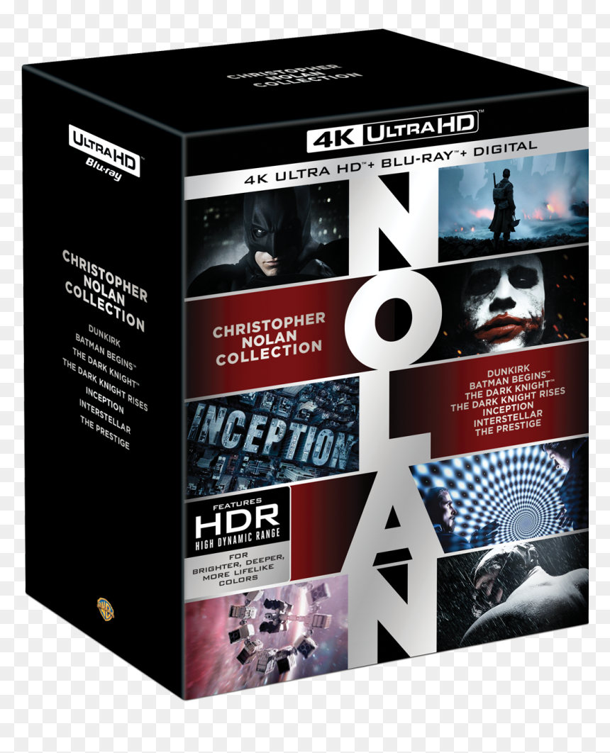 Christopher Nolan 4k Collection, HD Png Download - batman dark knight png