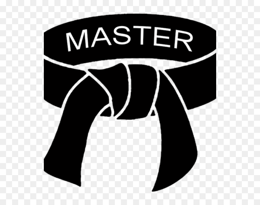 Black Belt Png - Master Black Belt Icon, Transparent Png - black belt png