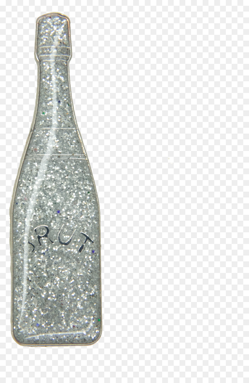 Silver Champagne Clipart, HD Png Download - champagne bottles png