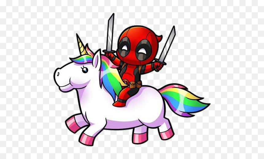 Deadpool Con Unicornio, HD Png Download - deadpool.png