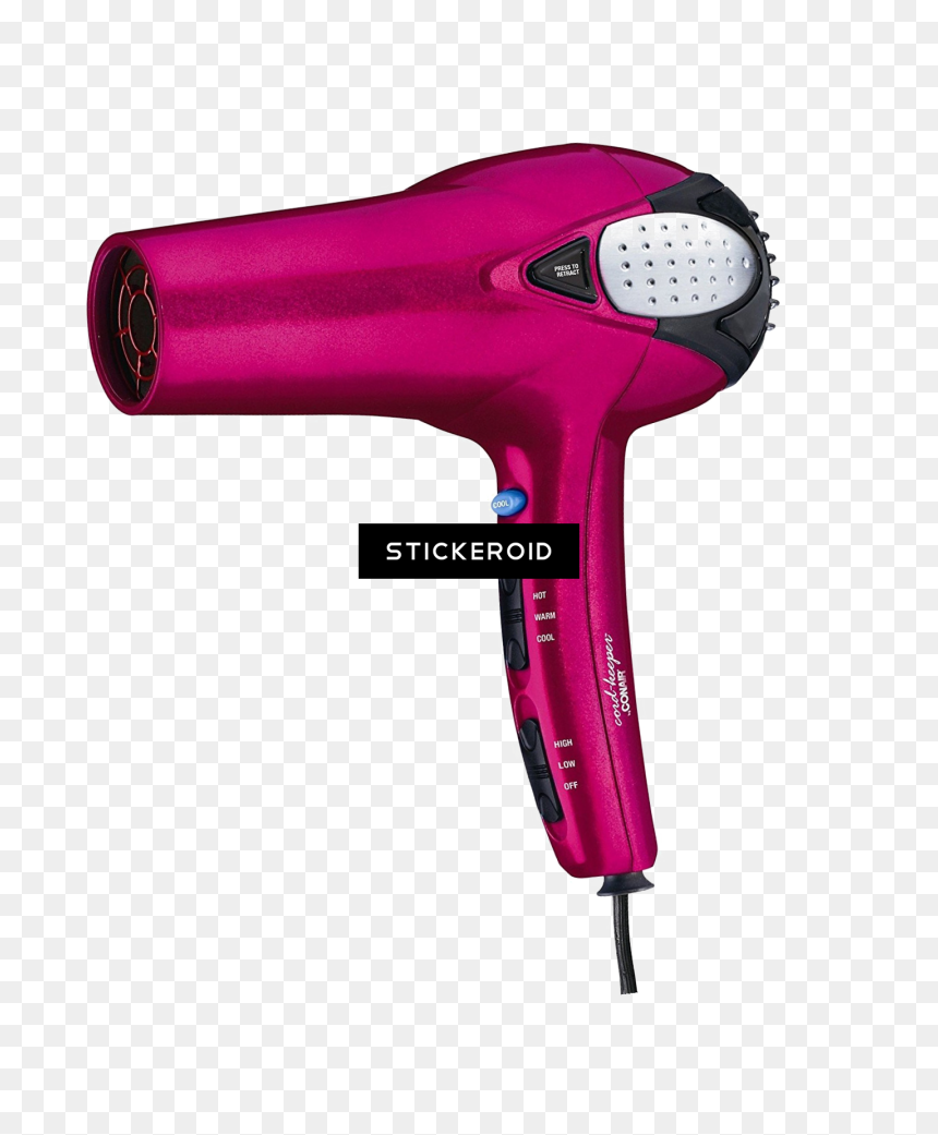 Hair Dryer Electronics Clipart , Png Download - Hair Dryer, Transparent Png - hair dryer png