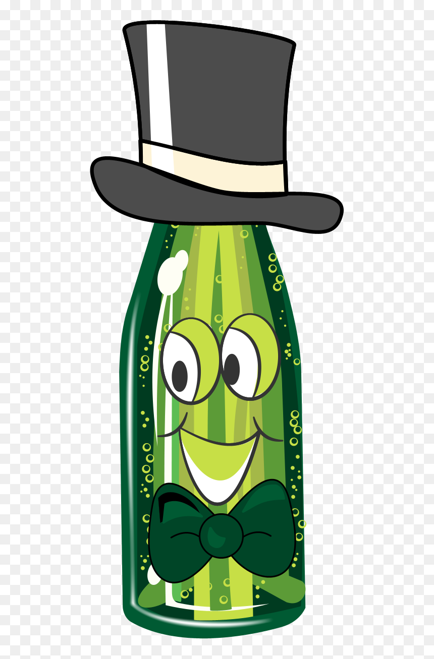 Free Champagne Bottle Cartoon Male Graphic - Cartoon Champagne Bottle, HD Png Download - champagne bottles png