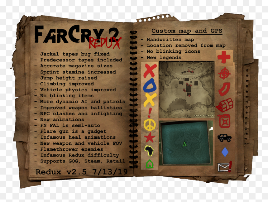 Reduxv25, HD Png Download - far cry 4 png