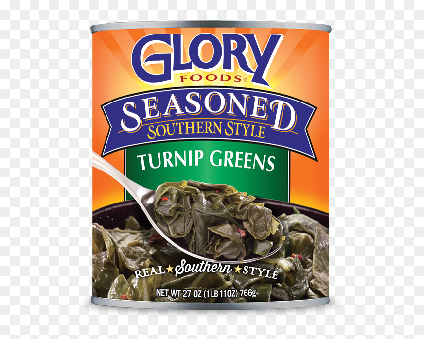 Seasoned Turnip Greens - Turnip Greens In Can, HD Png Download - turnip png
