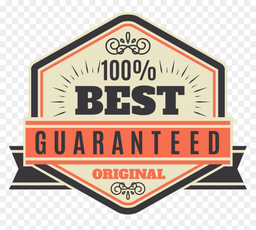 Label, HD Png Download - 100 money back guarantee png