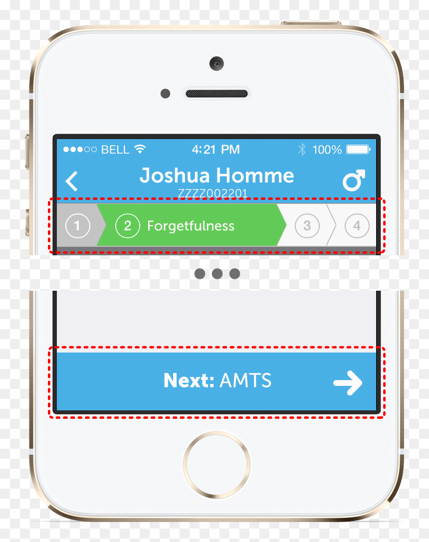 Every Step Of The Assessment Has Two Key Elements - Progress Top Mobile App, HD Png Download - next button png