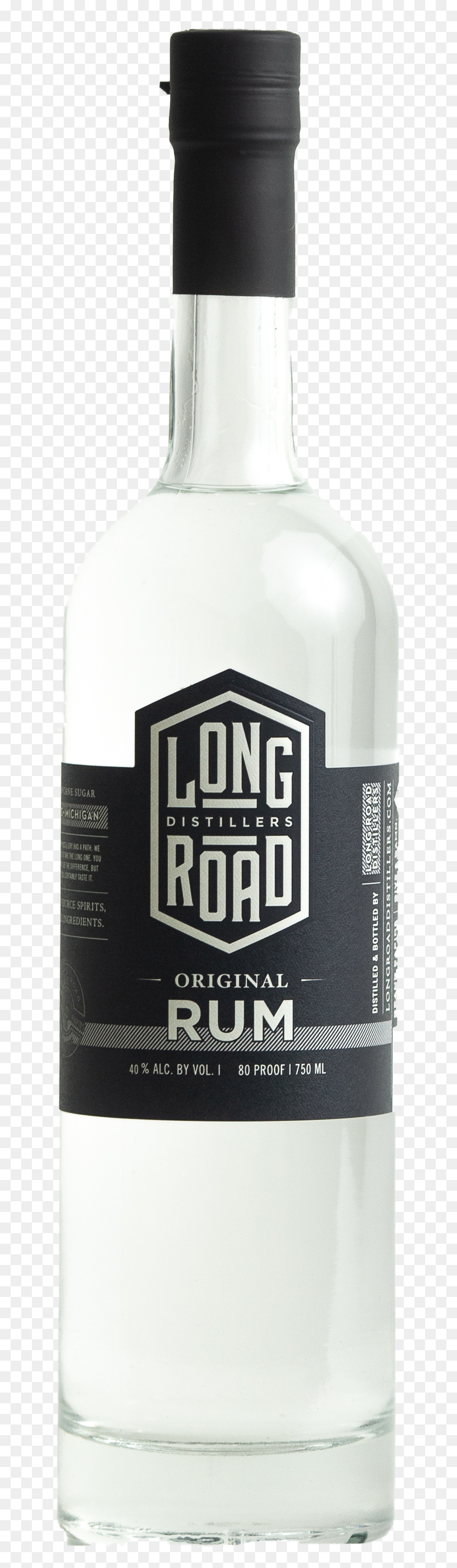 Glass Bottle, HD Png Download - rum png