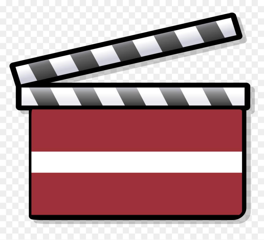 Latvia Film Clapperboard - India Cinema Png, Transparent Png - clapperboard png