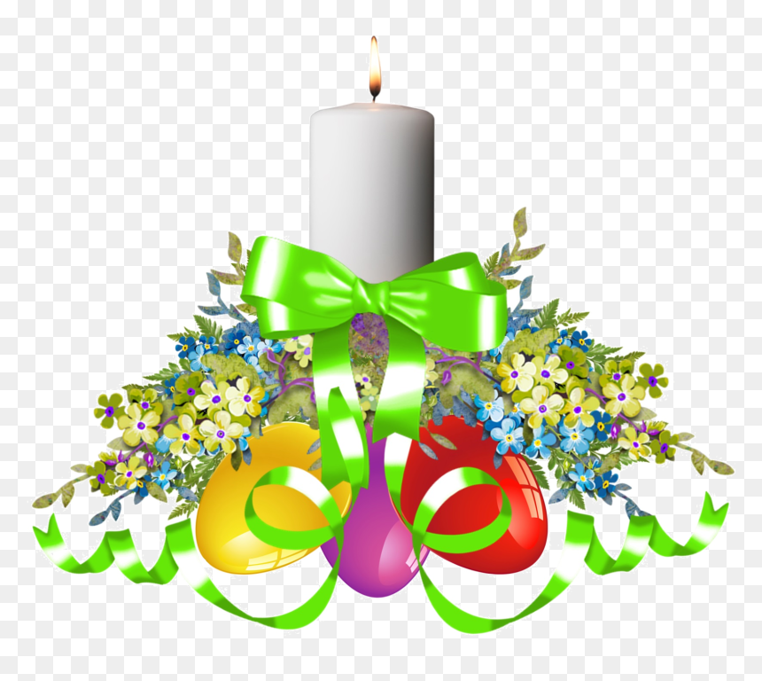 Ornament Tree Day Lighting Greetings Easter Christmas - Advent Candle, HD Png Download - christmas lights clipart png