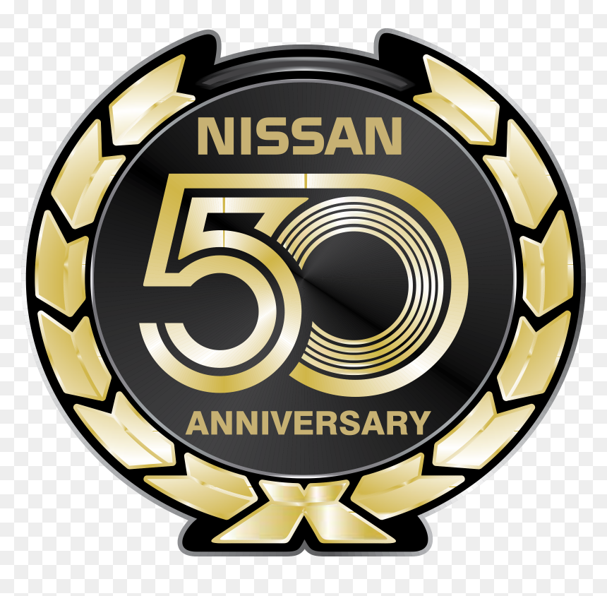 Logo Nissan 50th Anniversary, HD Png Download - 50th anniversary png
